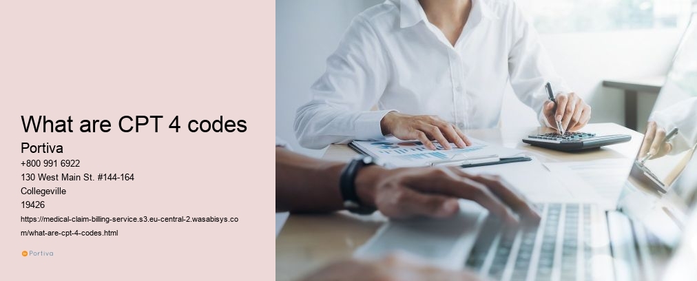 What are CPT 4 codes