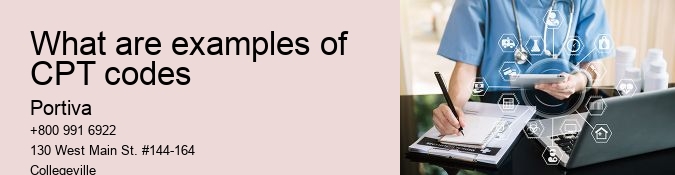 What are examples of CPT codes