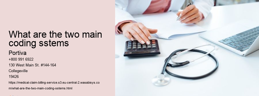 What are the two main coding sstems