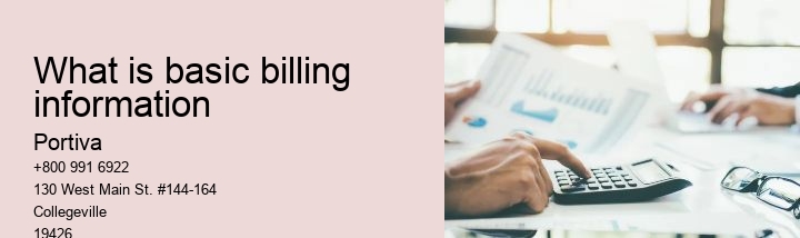 What is basic billing information