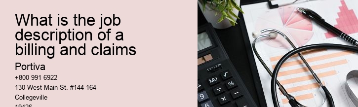 What is the job description of a billing and claims